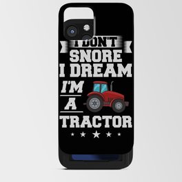 Tractor Farmer Driver Kids Seat iPhone Card Case