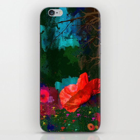Poppies Summer iPhone & iPod Skin