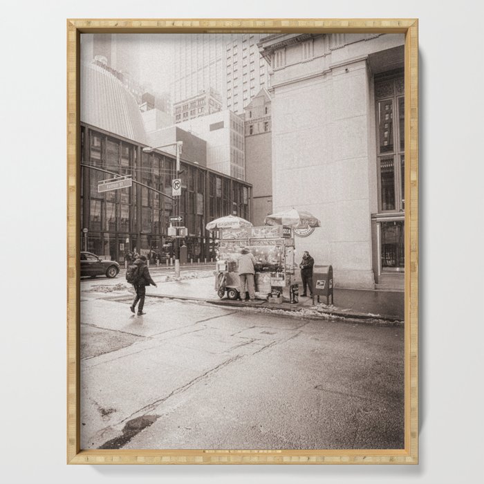 New York | Vintage Street Serving Tray