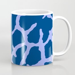 Blue Giraffe Print Coffee Mug