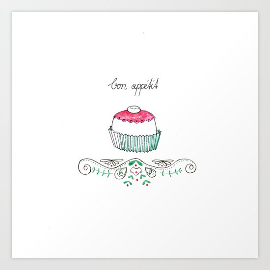 Bon appetit Art Print