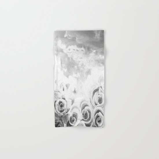 Fading Roses Silver Lining Hand & Bath Towel