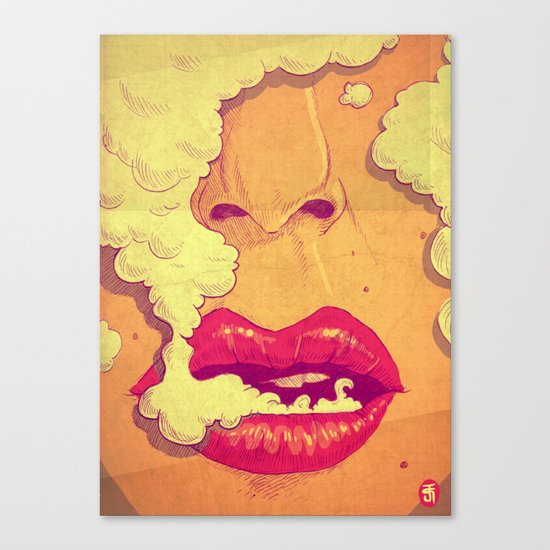 Smoke Canvas Print