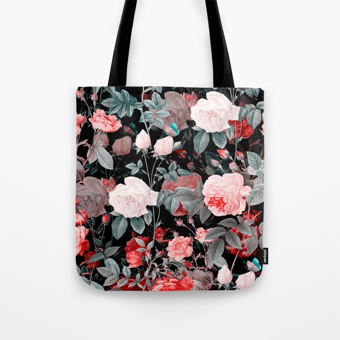 Botanic Floral Tote Bag by Burcu Korkmazyurek | Society6