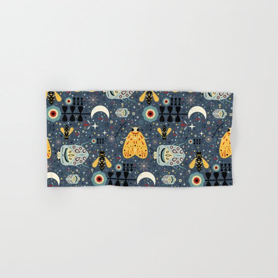 Midnight Bugs Hand & Bath Towel
