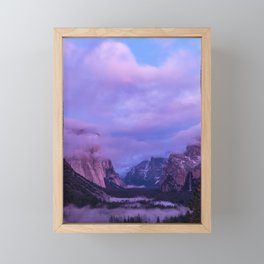 Nightfall in Valley Framed Mini Art Print