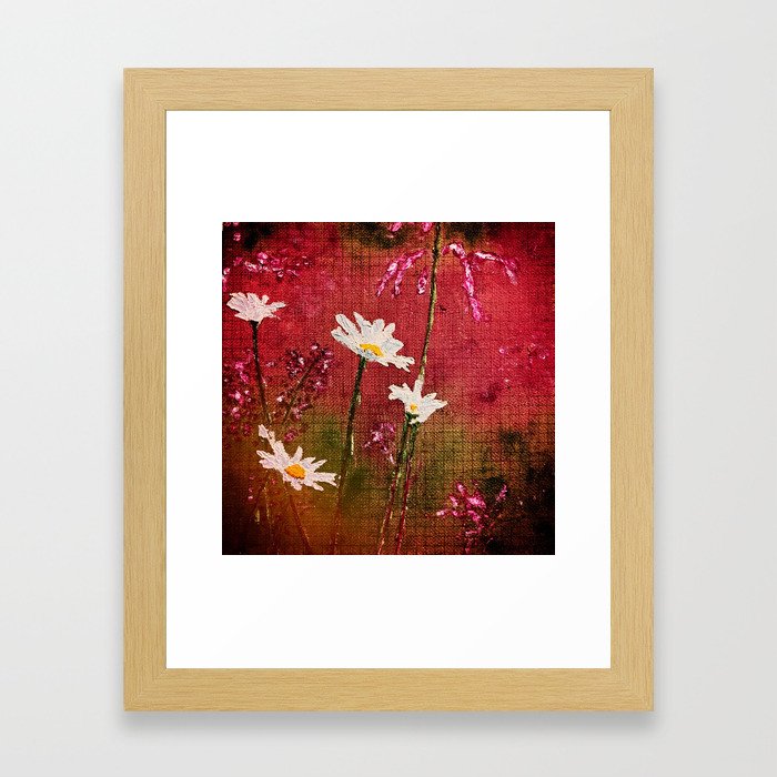red meadow Framed Art Print