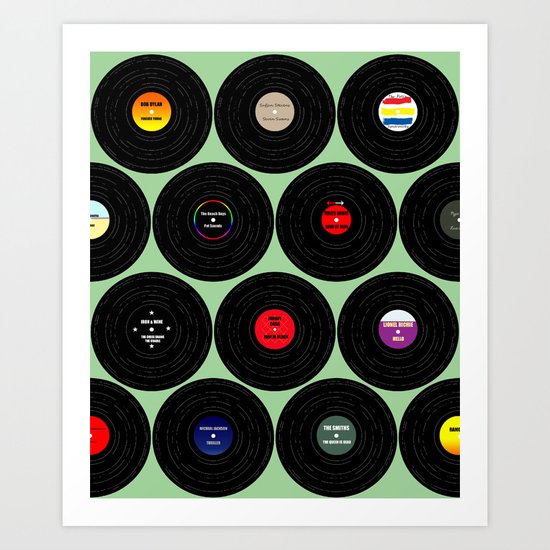 Vinyl Love Art Print