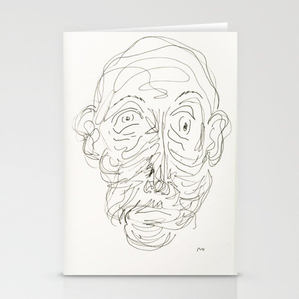 Aging Man Stationery Cards