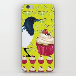 Magpies and Cupcakes iPhone Skin