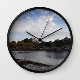 New England Cove Wall Clock | Cove, Newengland, Rhodeisland, Jamestownri, Photograph, Jamestown, Digital, Photo, Newenglandcove, Water 