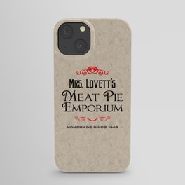 Mrs. Lovett's Meat Pie Emporium (Sweeney Todd) iPhone Case