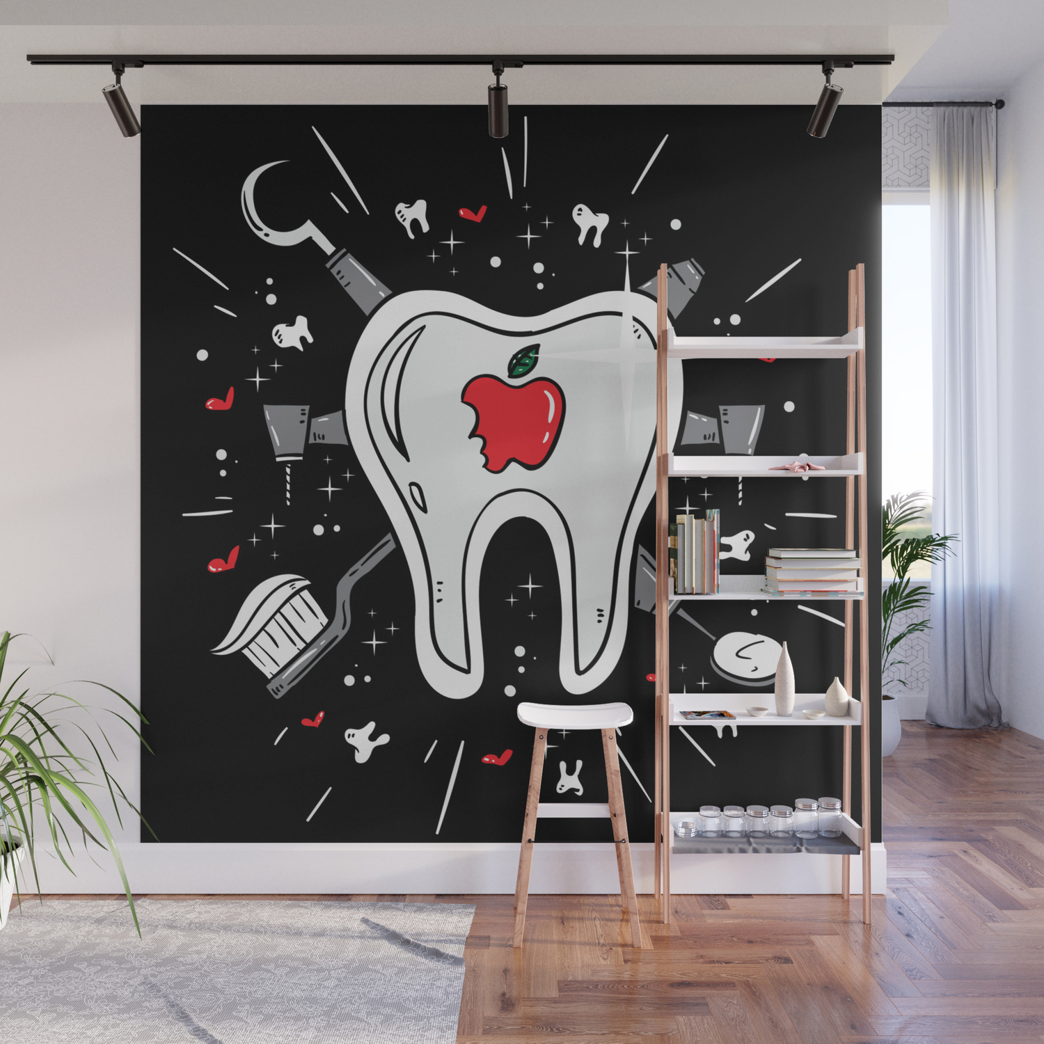 Molar Imagery Dentistry Wall Mural By Anziehend Society6