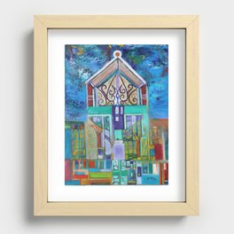 Fusion temple Recessed Framed Print