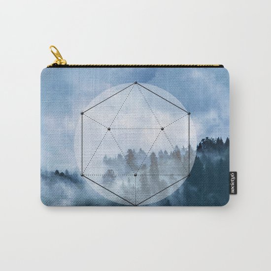 Wander into the wild blue mountains Carry-All Pouch