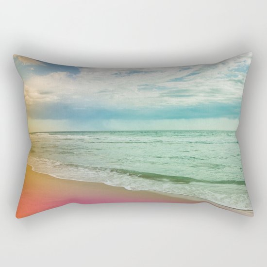 Beach in Colours Rectangular Pillow