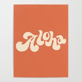Aloha orange Poster