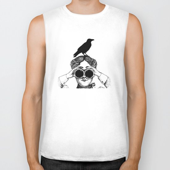 Where's that bird?! - humor Biker Tank