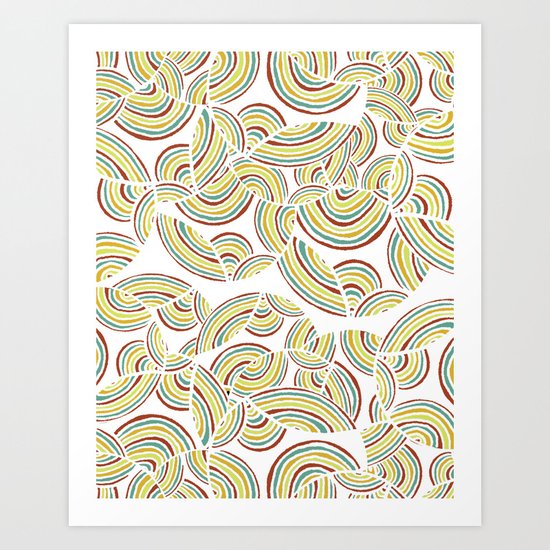 Circle Maze Art Print