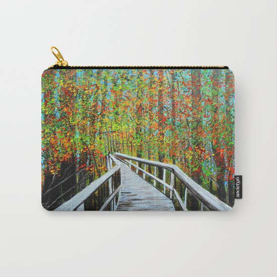 Walkway in the woods Carry-All Pouch