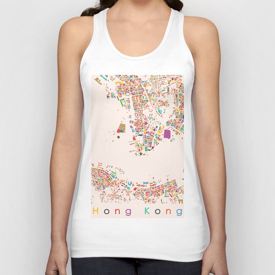 Hong Kong Unisex Tank Top