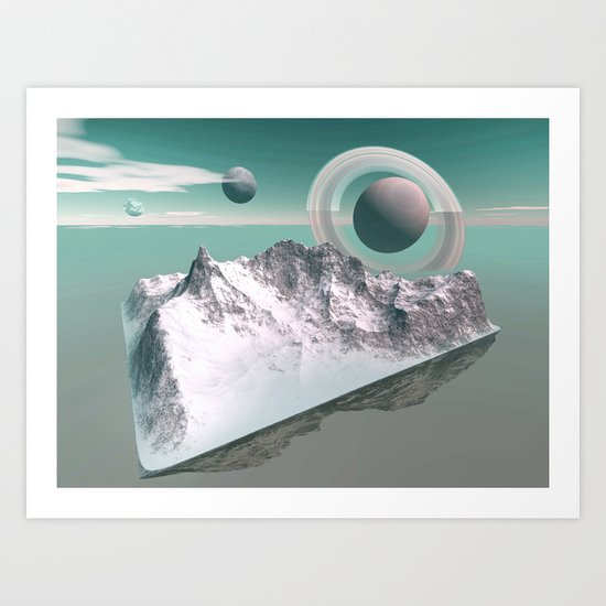 celestial horizon Art Print