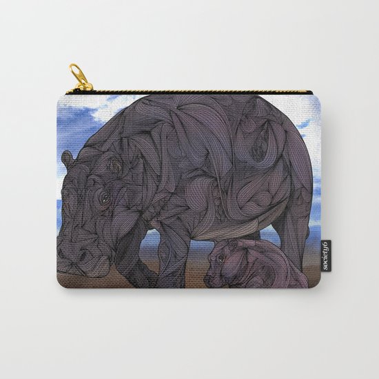Hippos Carry-All Pouch