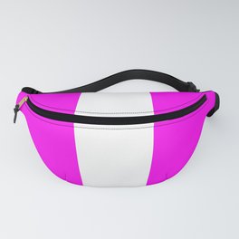 I (White & Magenta Letter) Fanny Pack