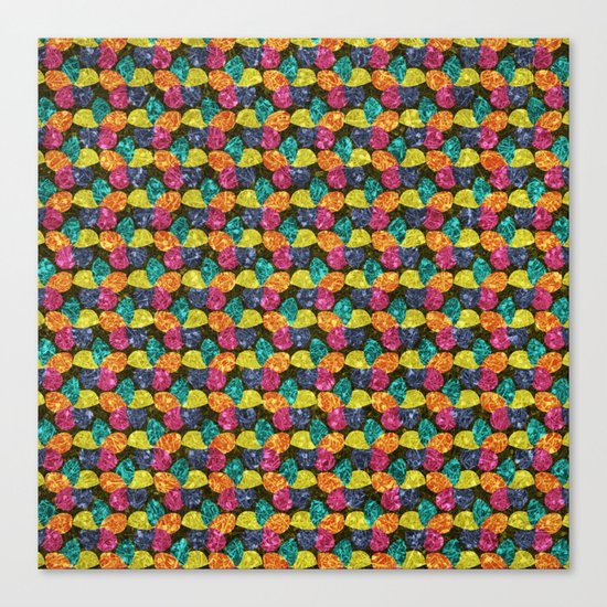 Seamless Floral Pattern XVII Canvas Print