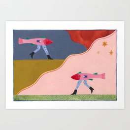 The Twin Pisces Art Print