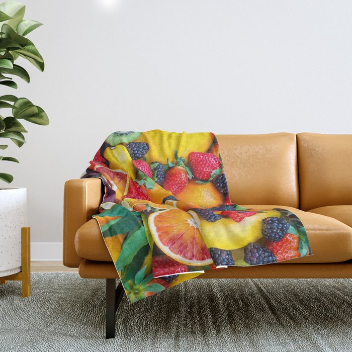 Fruit Heaven Throw Blanket