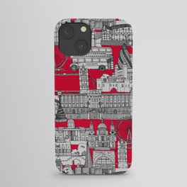 London toile red iPhone Case
