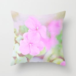 Soft Pinkness Texture Throw Pillow