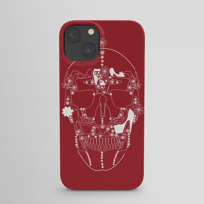 shoes make a skull iPhone Case