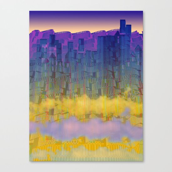 Urban 05-07-16 / WAVES of LIGHT Canvas Print