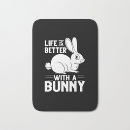 Rabbit Bunny Lionhead Angora Rex Harlequin Cage Bath Mat