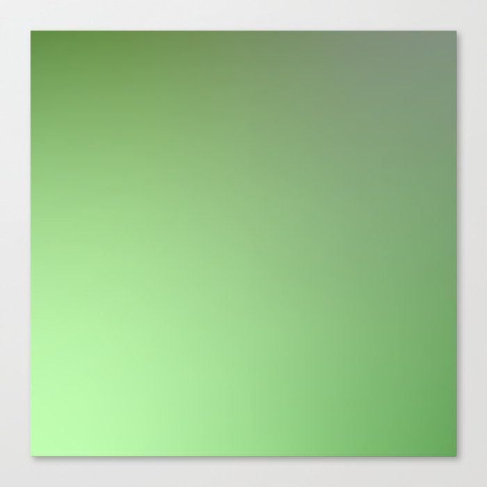 5 Green Gradient Background 220713 Valourine Digital Design Canvas Print