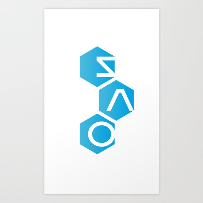 Sword Art Online Logo Art Print By Fransuushi Society6