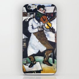 The fiddler by Marc Chagall (1913) iPhone Skin