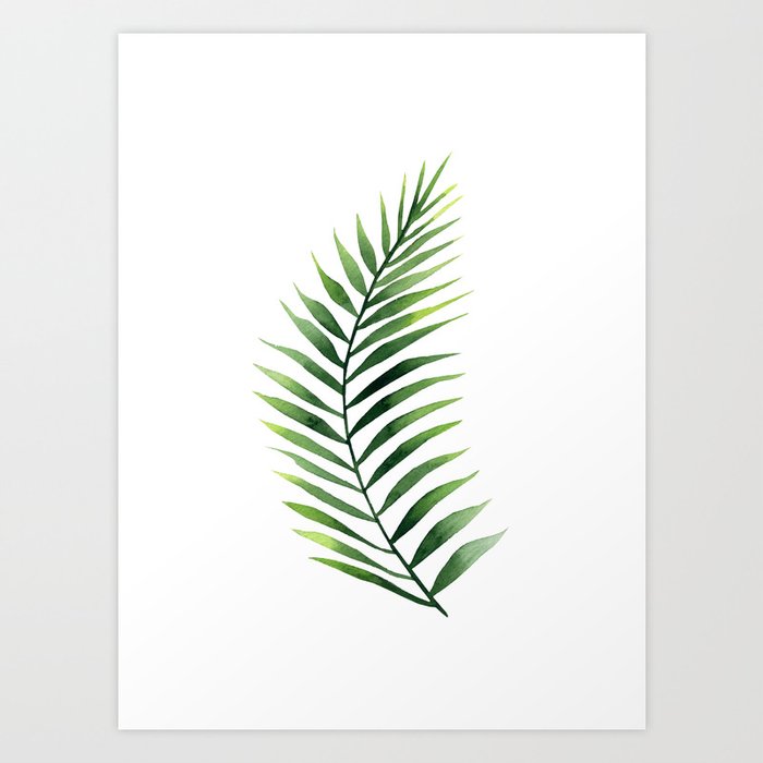 Discover the motif PALM LEAVES. by Art by ASolo as a print at TOPPOSTER