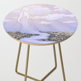 Spirit of the River and Sky Colour Version Side Table