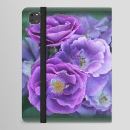 Deep purple roses. iPad Folio Case