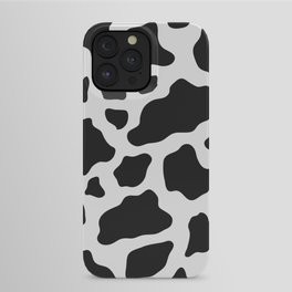 Black and White Cow Print iPhone Case | Print, Fur, Black And White, Cowskin, Cowprint, Pattern, Graphicdesign, Cowdots, Cowgirl, Cowboy 