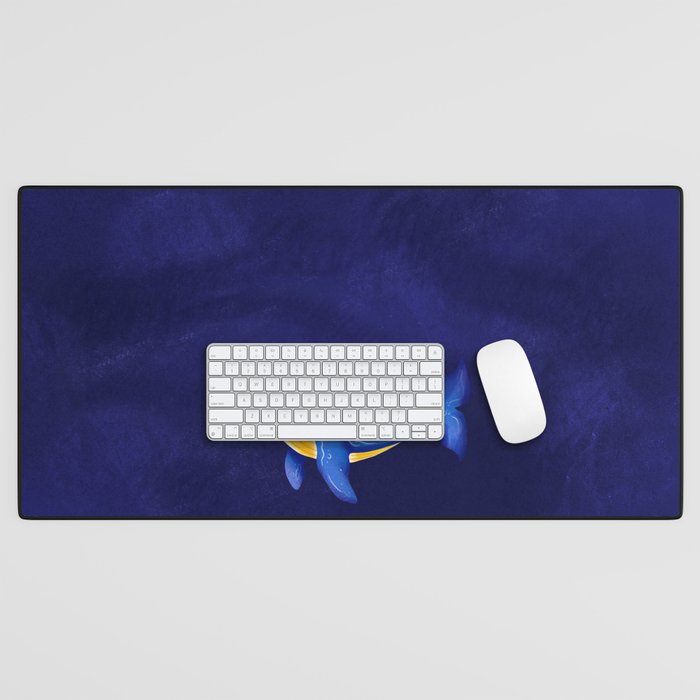 whale in space Desk Mat