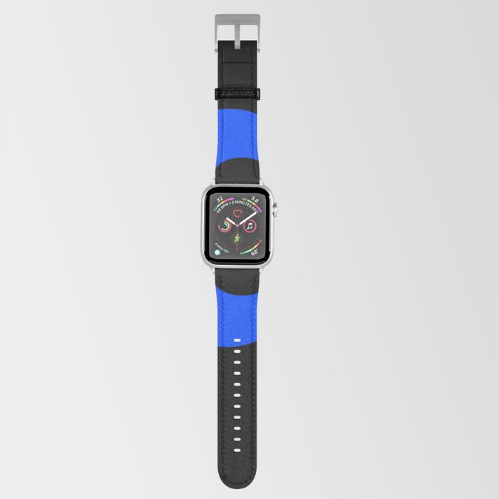 letter Q (Blue & Black) Apple Watch Band