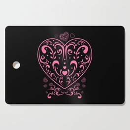Ornamental Valentine's Day Heart Cutting Board