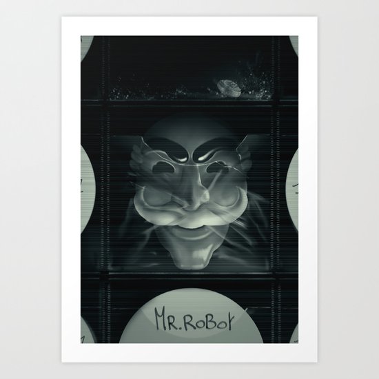 Hack the picture Art Print