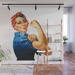 We Can Do It Iconic Rights Woman Lithograph Wall Mural