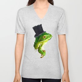 Gentlemen's instinct # Frog V Neck T Shirt