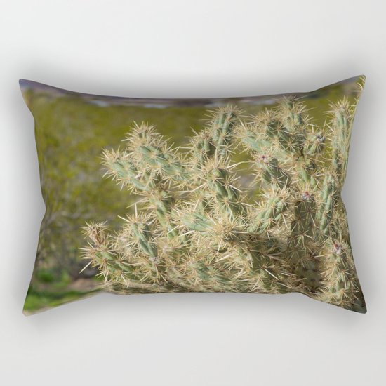 Winter Cactus Rectangular Pillow
